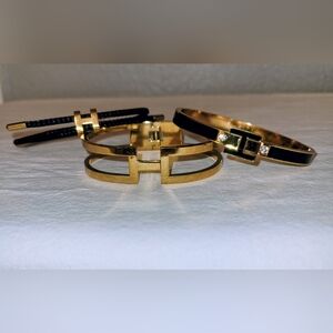 Hermes Style Bracelet Trio